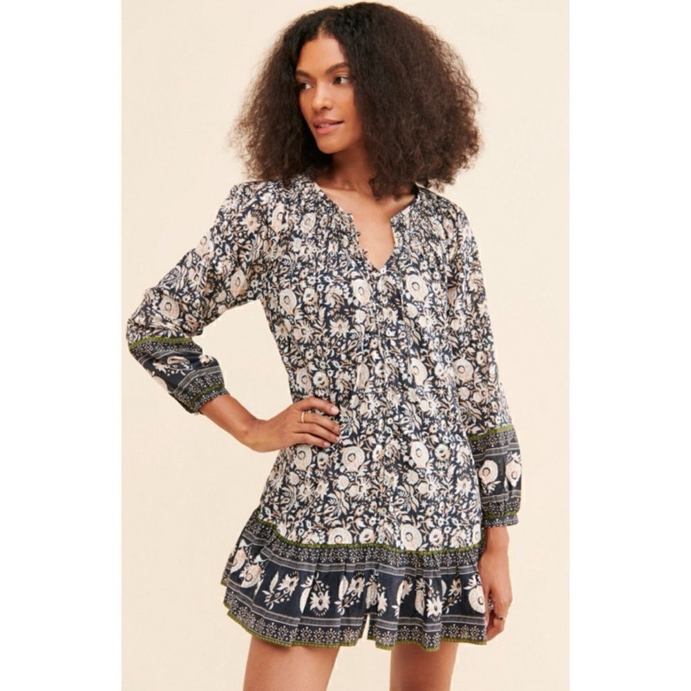 Cleobella Elly Flounce Mini Dress Size XS / NWOT